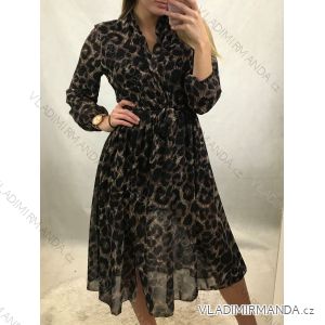 Kleid mit 3/4 Ärmeltasche für Damen (uni sl) ITALIAN Fashion IM3181746