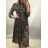 Kleid mit 3/4 Ärmeltasche für Damen (uni sl) ITALIAN Fashion IM3181746
