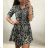 Elegantes Langarmkleid für Frauen (UNI S / L) ITALIAN FASHION IMWA20998