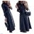 Kleid mit 3/4 Ärmeltasche für Damen (uni sl) ITALIAN Fashion IMWD20527