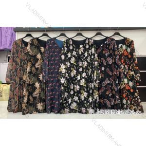 Kleid mit 3/4 Ärmeltasche für Damen (uni sl) ITALIAN Fashion IMWD20527