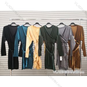 Mit Kapuze langärmliges mit Kapuze Kleid (uni s / m) IM2191956