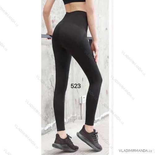 Lange Leggings DAMENLEDER (UNI S-M) ITALIENISCHE MODE IMM20FD3063