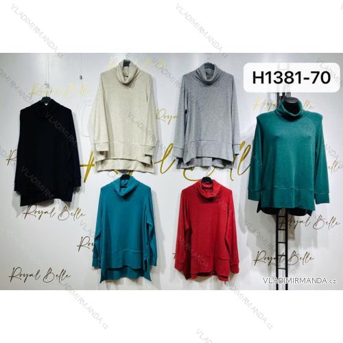 T-Shirt Kurzarm Frauen (uni s-m) ITALIAN FASHION IMD20006