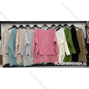 Bluse Langarm mit Rüschen Frauen (UNI S / L) ITALIAN FASHION IMK20159