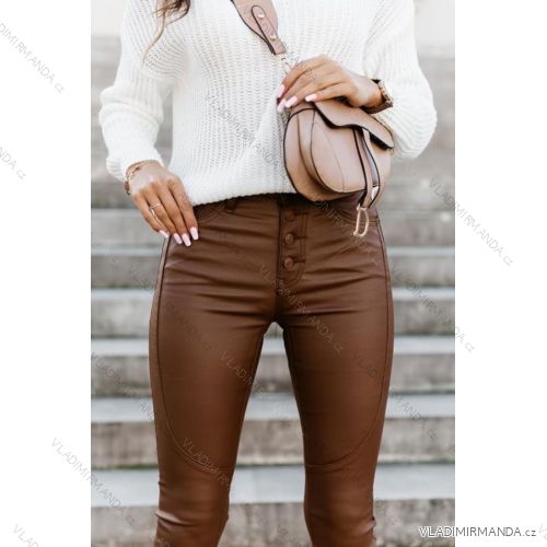 Leggings Hose Kunstleder mit Reißverschluss (34-42) JENAS JWA20048