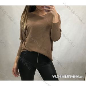Langarmpullover für Damen (S-M-L ONE SIZE) Italienische Mode IM820057