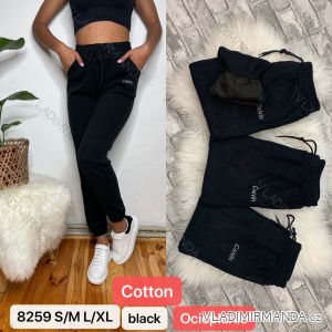 Tepláky sametové dlouhé dámské (S-XL) TURECKÁ MÓDA TMWL20633