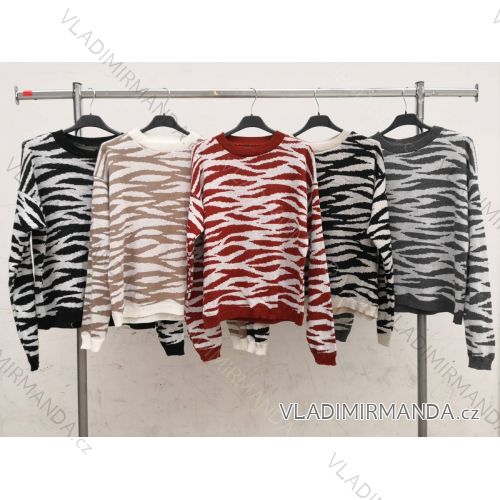 Bluse Langarm mit Rüschen Frauen (UNI S / L) ITALIAN FASHION IMK20159