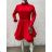 Bluse Langarm mit Rüschen Frauen (UNI S / L) ITALIAN FASHION IMK20159