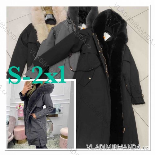 Tričko elegantní dlouhý rukáv dámské (UNI S/M) ITALSKÁ MÓDA IMM20954