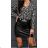 Kleid mit 3/4 Ärmeltasche für Damen (S/M ONE SIZE) ITALIAN Fashion IMWD20514