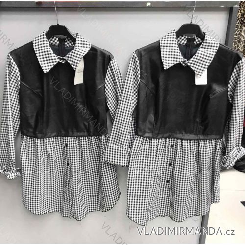 Mit Kapuze langärmliges mit Kapuze Kleid (uni s / m) IM2191956