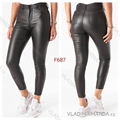 Leggings Hose Kunstleder mit Reißverschluss (34-42) JENAS JWA20038