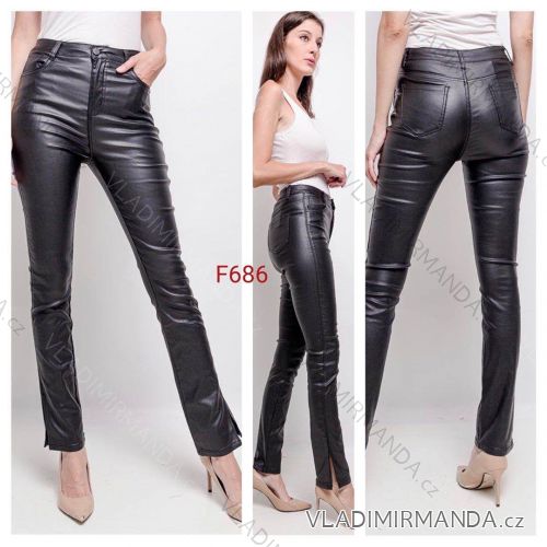 Leggings Hose Kunstleder mit Reißverschluss (34-42) JENAS JWA20038