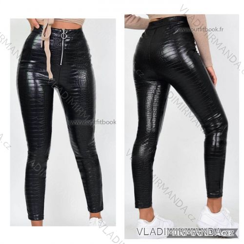Leggings Hose Kunstleder mit Reißverschluss (34-42) JENAS JWA20038