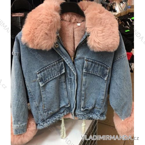 Jeansjacke mit jugendlichem Mädchen für Pelzkinder (6-16 Jahre) ITALIAN FASHION IMVWN20001