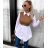 Kleid mit 3/4 Ärmeltasche für Damen (uni sl) ITALIAN Fashion IMWD20529