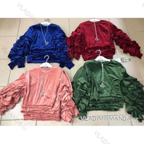 Jeansjacke mit jugendlichem Mädchen für Pelzkinder (6-16 Jahre) ITALIAN FASHION IMVWN20001