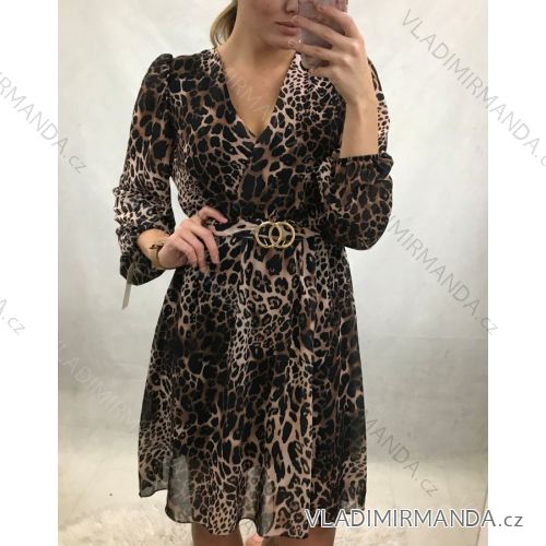 Elegantes Langarmkleid für Frauen (UNI S / L) ITALIAN FASHION IMWA20609