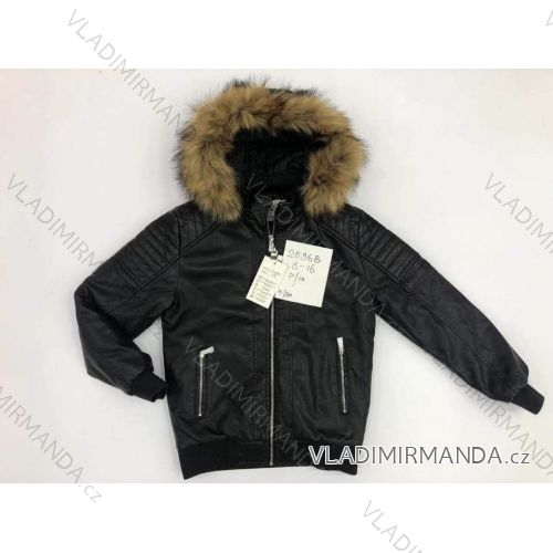 Jeansjacke mit jugendlichem Mädchen für Pelzkinder (6-16 Jahre) ITALIAN FASHION IMVWN20001