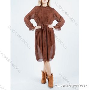 Kleid mit 3/4 Ärmeltasche für Damen (uni sl) ITALIAN Fashion IMWD20515