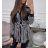 Kleid mit 3/4 Ärmeltasche für Damen (uni sl) ITALIAN Fashion IMWD20529