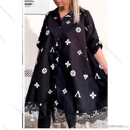 Mit Kapuze langärmliges mit Kapuze Kleid (uni s / m) IM2191956