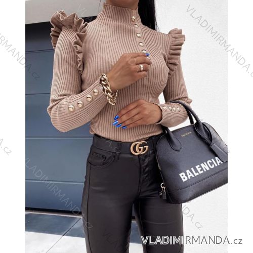 T-Shirt Kurzarm Frauen (uni s-m) ITALIAN FASHION IMD20006