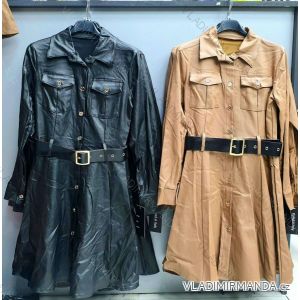Kleid mit 3/4 Ärmeltasche für Damen (uni sl) ITALIAN Fashion IMWD20515