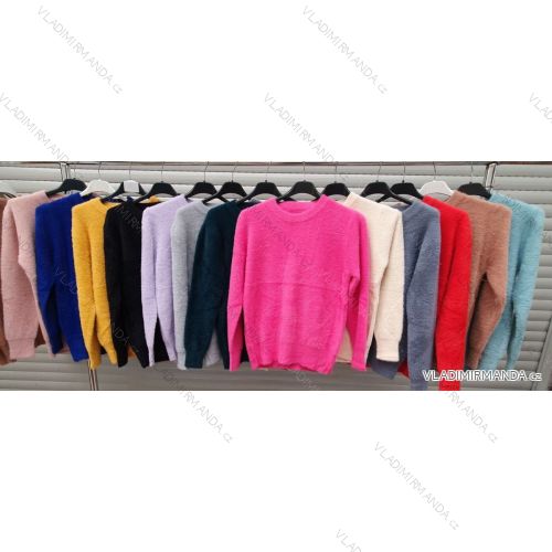 Bluse Langarm mit Rüschen Frauen (UNI S / L) ITALIAN FASHION IMK20159