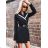 Kleid mit 3/4 Ärmeltasche für Damen (uni sl) ITALIAN Fashion IMWD20515