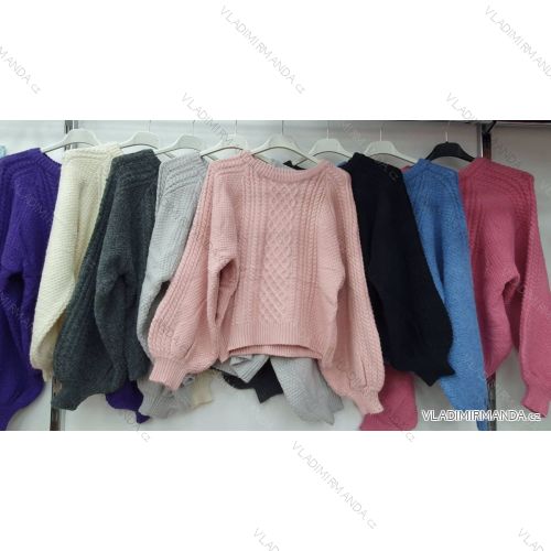 Bluse Langarm mit Rüschen Frauen (UNI S / L) ITALIAN FASHION IMK20159