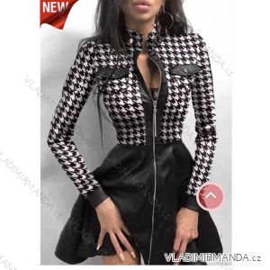 Kleid mit 3/4 Ärmeltasche für Damen (uni sl) ITALIAN Fashion IM3181746