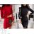 Kleid mit 3/4 Ärmeltasche für Damen (uni sl) ITALIAN Fashion IMWD20529