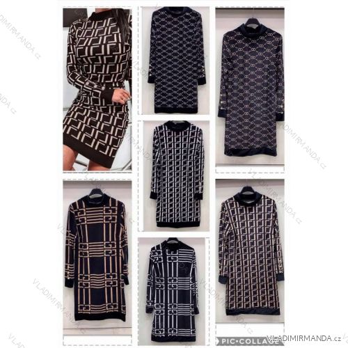 Lässiges Kurzarmkleid (UNI S-L) ITALIENISCHE MODE IMD20328