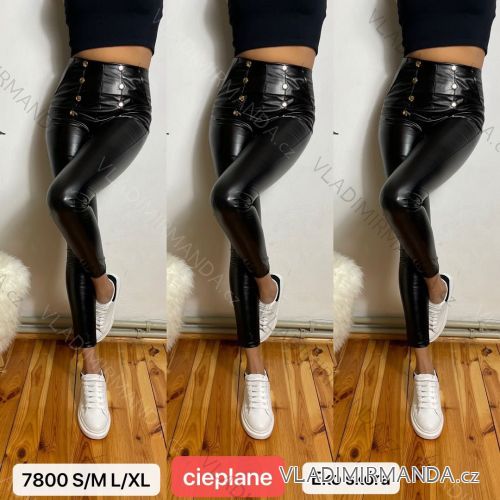 Lange warme Damenhose aus Kunstleder (S-XL) TURKISH FASHION TMWL207800