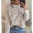 Bluse Langarm mit Rüschen Frauen (UNI S / L) ITALIAN FASHION IMK20159