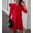 Kleid mit 3/4 Ärmeltasche für Damen (uni sl) ITALIAN Fashion IMWD20527