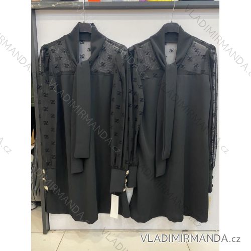 Kleid mit 3/4 Ärmeltasche für Damen (uni sl) ITALIAN Fashion IMWD20527