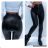 Leggings Hose Kunstleder mit Reißverschluss (xs-m) Italian Fashion JWA2033150
