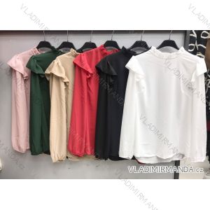 Kleid mit 3/4 Ärmeltasche für Damen (uni sl) ITALIAN Fashion IM3181746