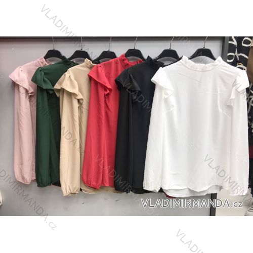 Kleid mit 3/4 Ärmeltasche für Damen (uni sl) ITALIAN Fashion IM3181746