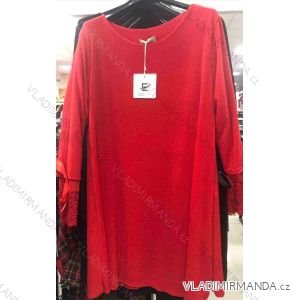 Kleid mit 3/4 Ärmeltasche für Damen (uni sl) ITALIAN Fashion IM3181746