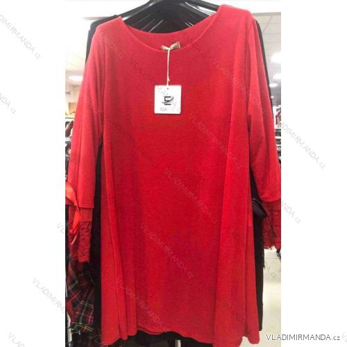 Kleid mit 3/4 Ärmeltasche für Damen (uni sl) ITALIAN Fashion IM3181746