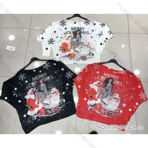 Bluse Langarm mit Rüschen Frauen (UNI S / L) ITALIAN FASHION IMK20159