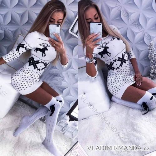 Bluse Langarm mit Rüschen Frauen (UNI S / L) ITALIAN FASHION IMK20159