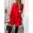 Kleid mit 3/4 Ärmeltasche für Damen (uni sl) ITALIAN Fashion IMWD20515