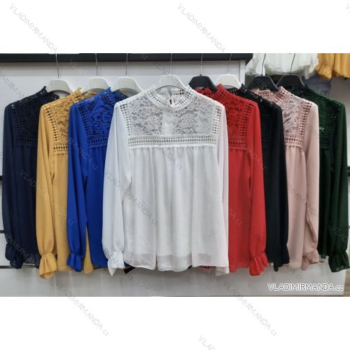 Kleid mit 3/4 Ärmeltasche für Damen (uni sl) ITALIAN Fashion IM3181746