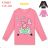 T-Shirt Langarm Kinder Mädchen (98-128) Kugo WL9363